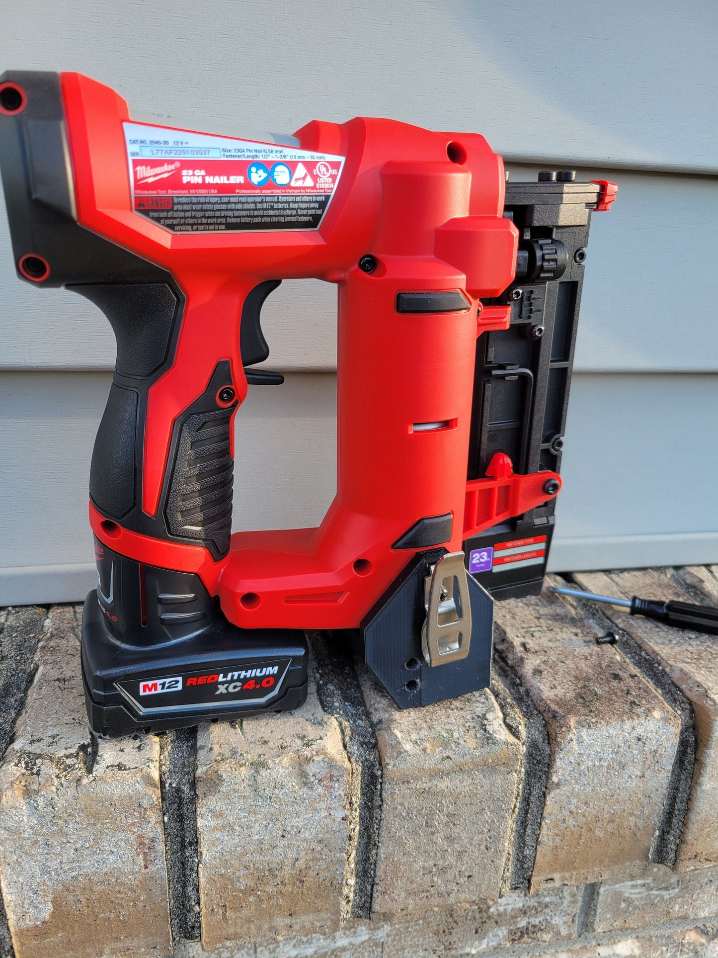 NAILSWAP Spare Nail Compartment for Milwaukee M12 23 Ga. Pin Nailer