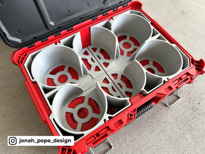 Packout Tool Box Insert For 6" Sanding Discs - Jonah Pope Design (JP-SD)