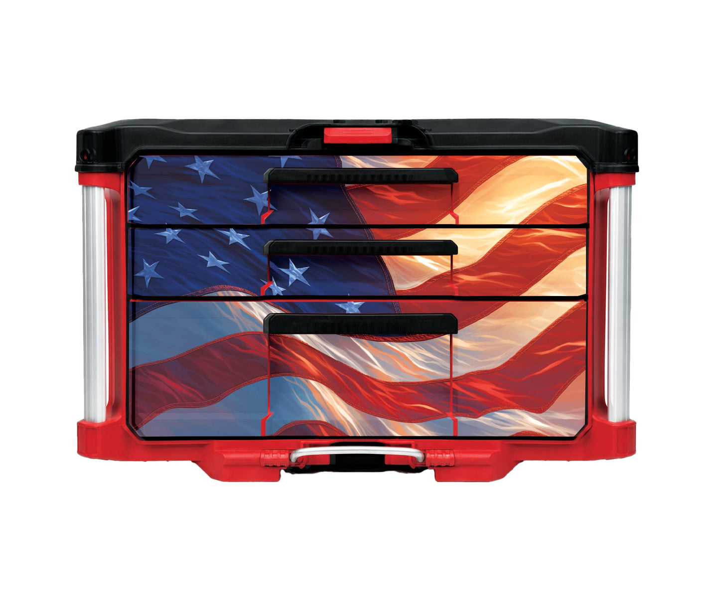 American Flag – 3-Drawer Toolbox Wrap Kit