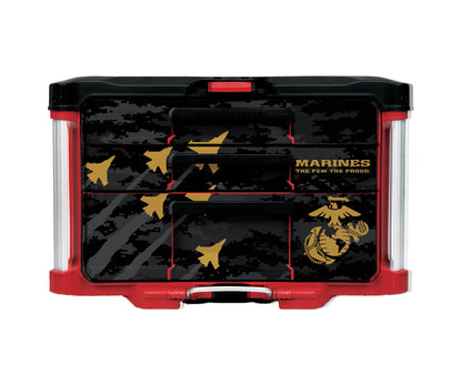 Marine Corps – 3-Drawer Tool Box - 2 Small / 1 Large Wrap Kit