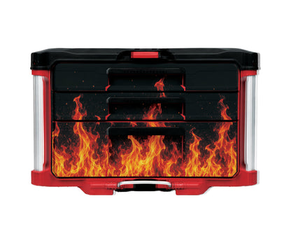 Flames – 3-Drawer Tool Box - 2 Small / 1 Large Wrap Kit