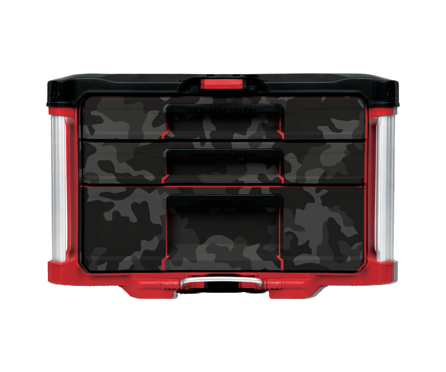 Black Multi Camo – 3-Drawer Tool Box - 2 Small / 1 Large Wrap Kit