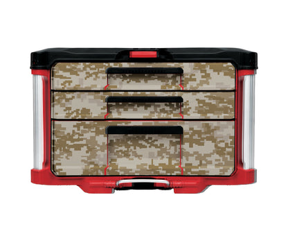 Desert Digital Camo – 3-Drawer Tool Box - 2 Small / 1 Large Wrap Kit