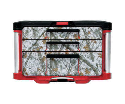 Snow Camo – 3-Drawer Tool Box - 2 Small / 1 Large Wrap Kit