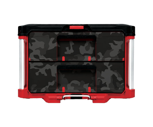 Black Multi Camo – 2-Drawer Tool Box Wrap Kit