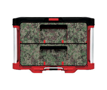 Woodland Digital Camo – 2-Drawer Tool Box Wrap Kit