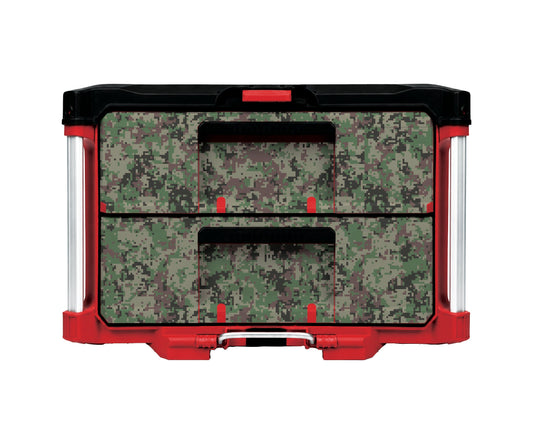 Woodland Digital Camo – 2-Drawer Tool Box Wrap Kit