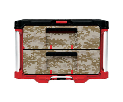 Desert Digital Camo – 2-Drawer Tool Box Wrap Kit
