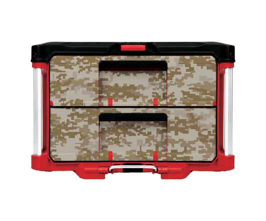 Desert Digital Camo – 2-Drawer Tool Box Wrap Kit