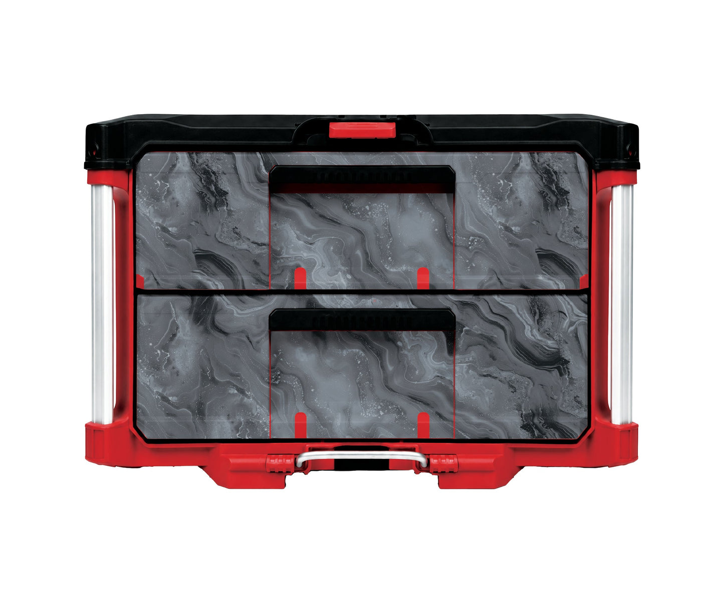 Black Marble – 2-Drawer Tool Box Wrap Kit