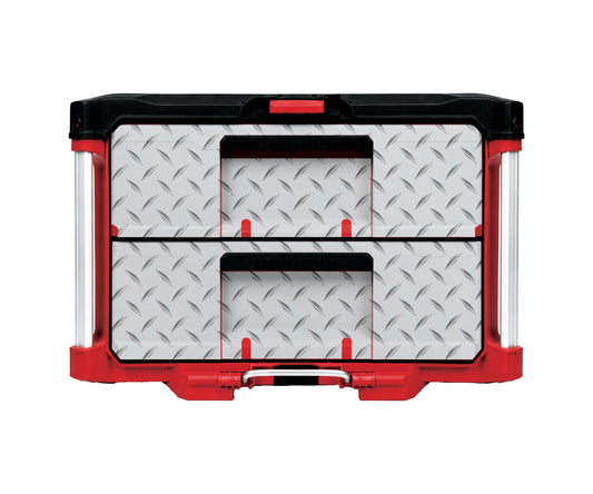Diamond Plate – 2-Drawer Tool Box Wrap Kit