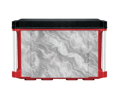White Marble – 2-Drawer Tool Box Wrap Kit