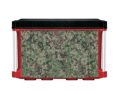 Woodland Digital Camo – 3 Medium-Drawer Tool Box Wrap Kit