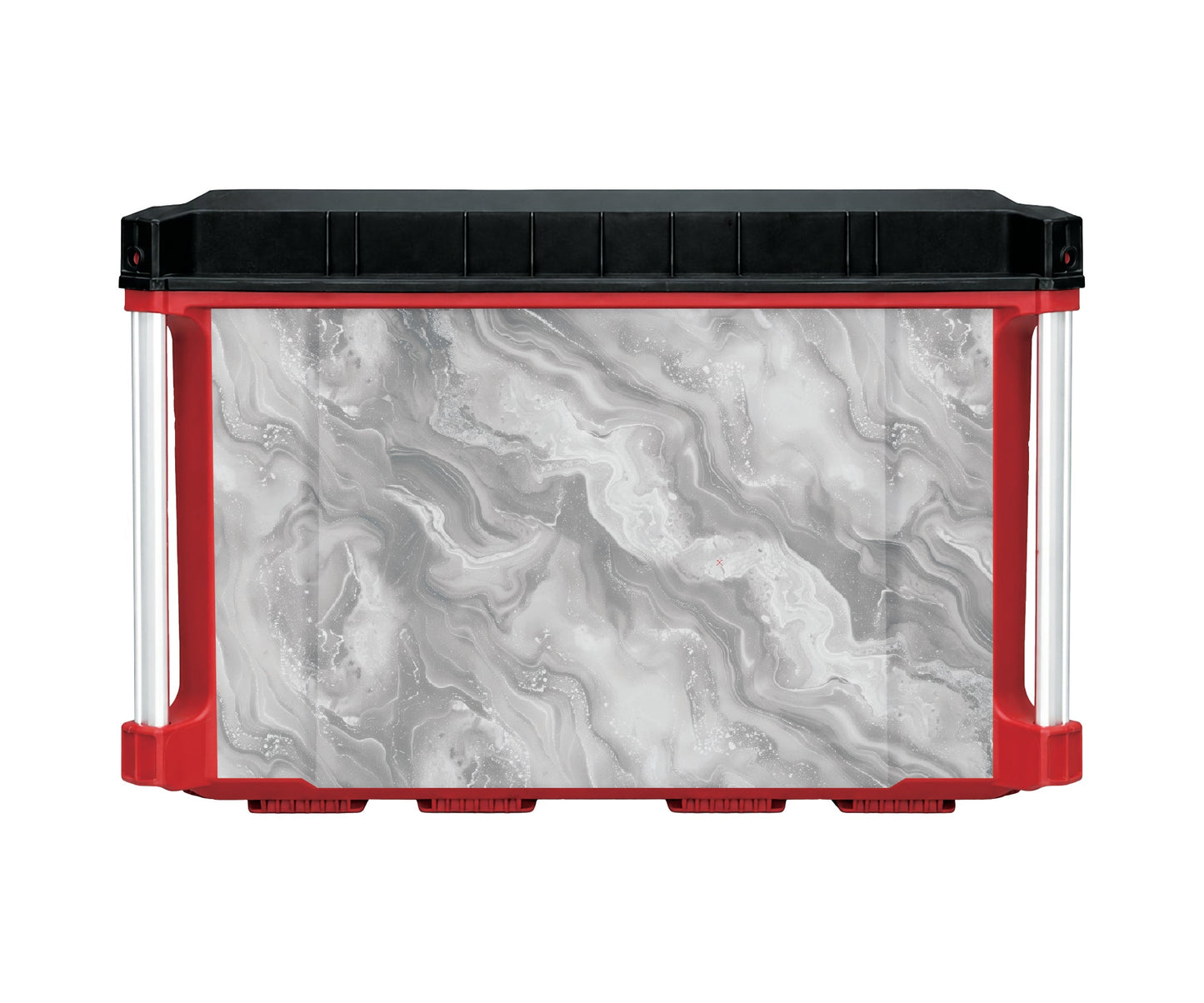 White Marble – 3 Medium-Drawer Tool Box Wrap Kit