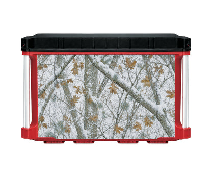Snow Camo – 3 Medium-Drawer Tool Box Wrap Kit