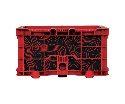 Red Topographics – Crate Wrap Kit