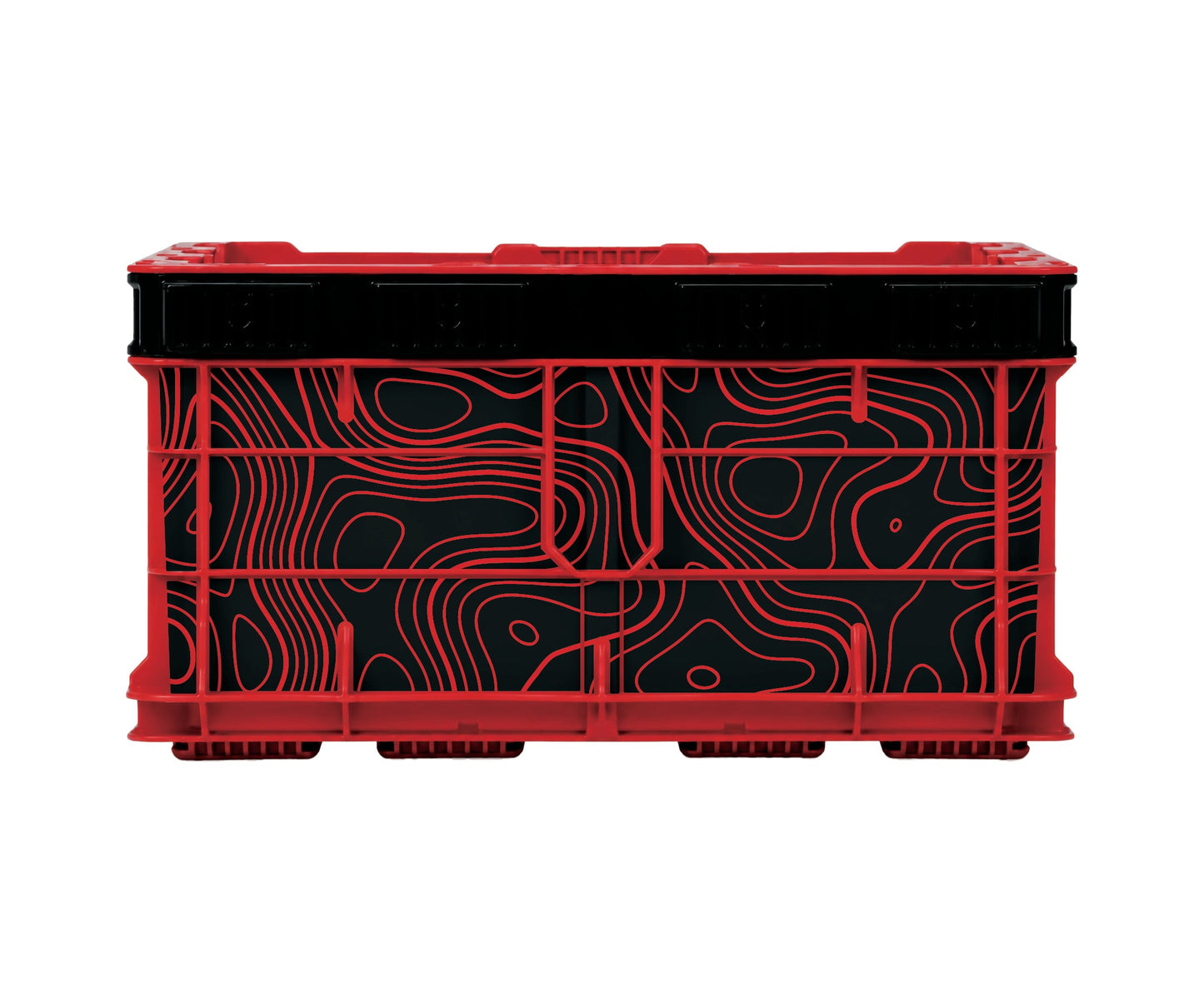 Red Topographics – Crate Wrap Kit