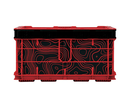 Red Topographics – Crate Wrap Kit