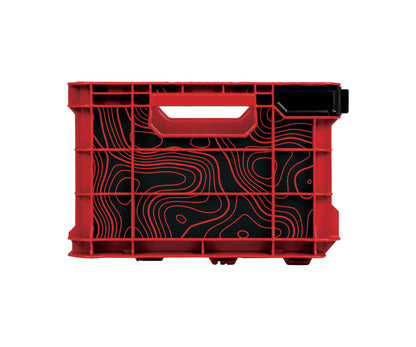 Red Topographics – Crate Wrap Kit