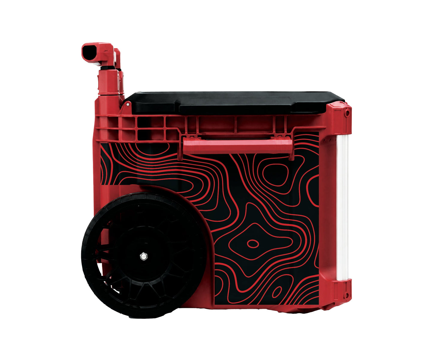 Red Topographics – Rolling Tool Box Wrap Kit