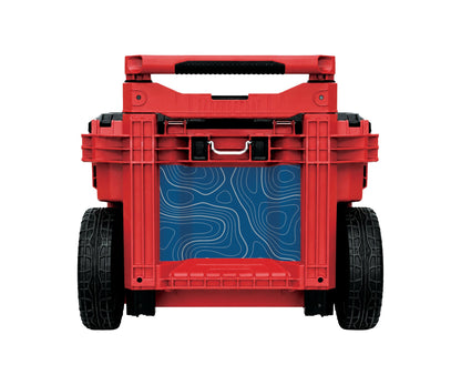 Blue Topographic – Rolling Tool Box Wrap Kit