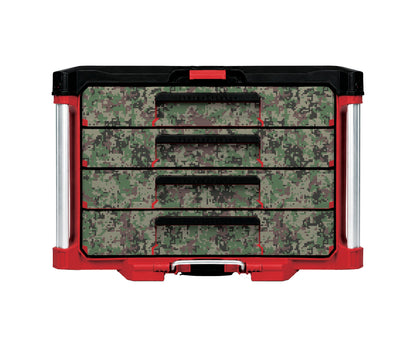 Woodland Digital Camo – 4-Drawer Tool Box Wrap Kit