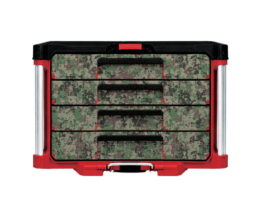 Woodland Digital Camo – 4-Drawer Tool Box Wrap Kit