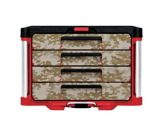 Desert Digital Camo – 4-Drawer Tool Box Wrap Kit