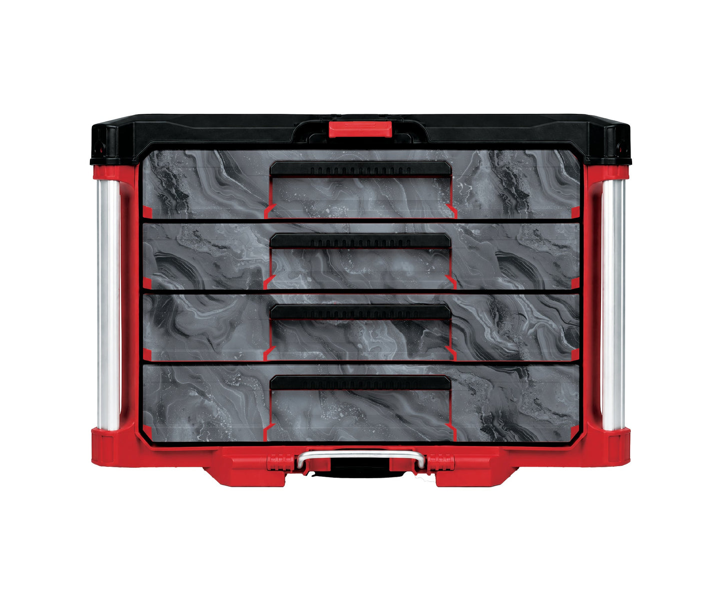 Black Marble – 4-Drawer Tool Box Wrap Kit