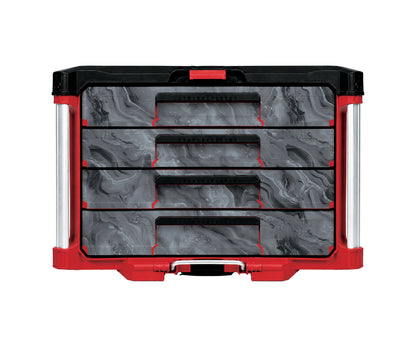 Black Marble – 4-Drawer Tool Box Wrap Kit