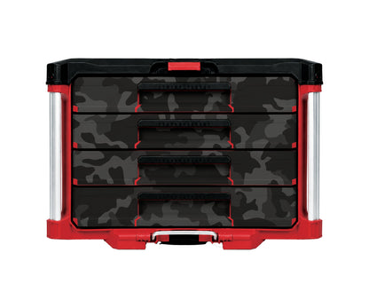 Black Multi Camo – 4-Drawer Tool Box Wrap Kit