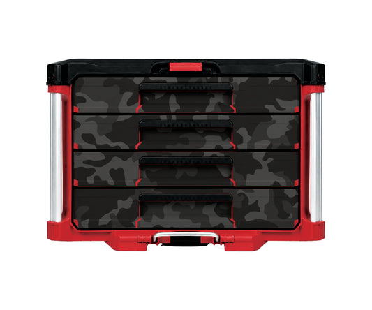 Black Multi Camo – 4-Drawer Tool Box Wrap Kit