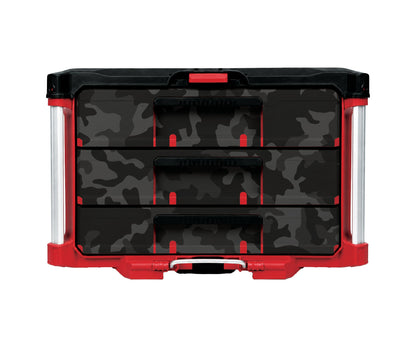 Black Multi Camo – 3 Medium-Drawer Tool Box Wrap Kit