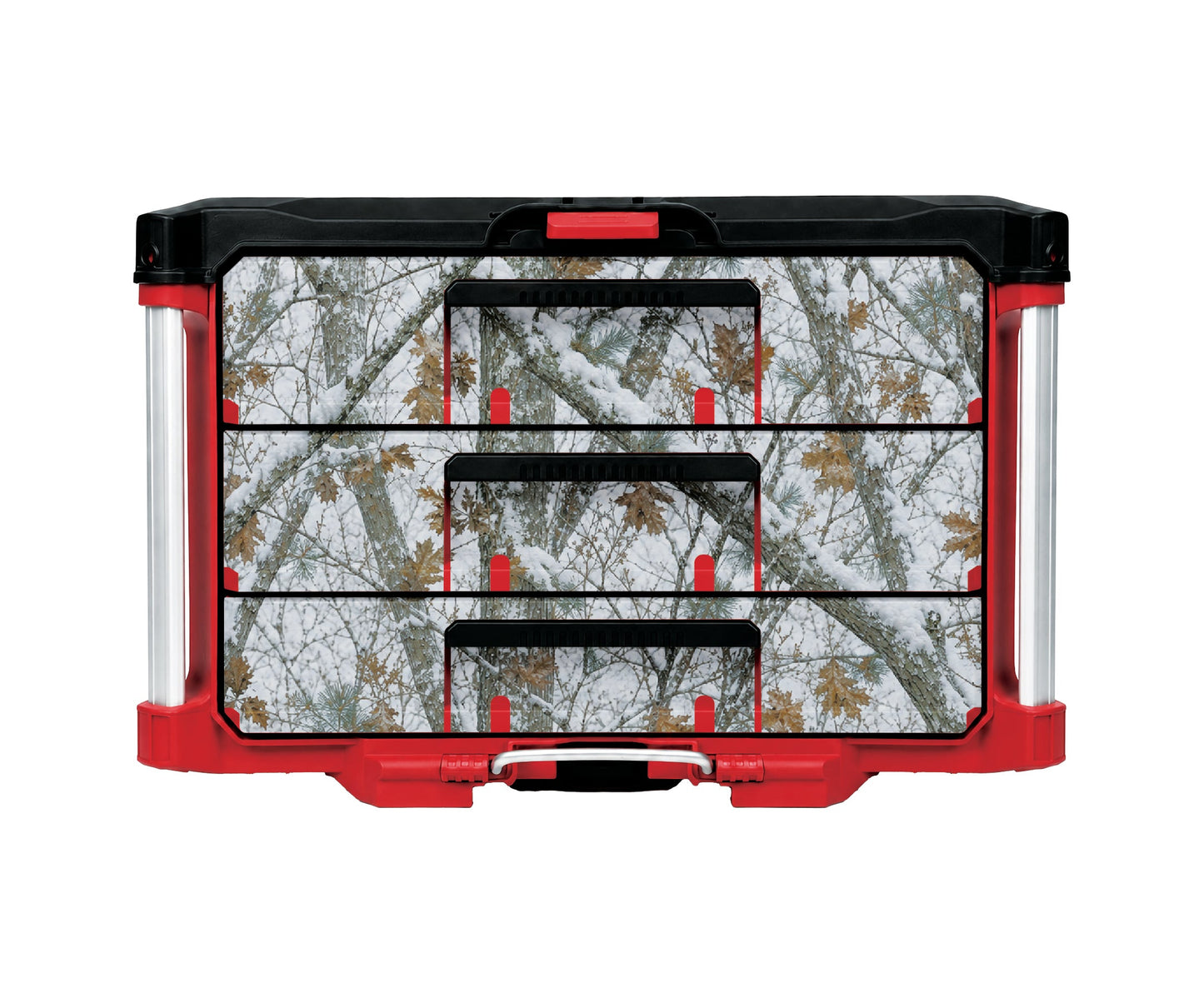 Snow Camo – 3 Medium-Drawer Tool Box Wrap Kit