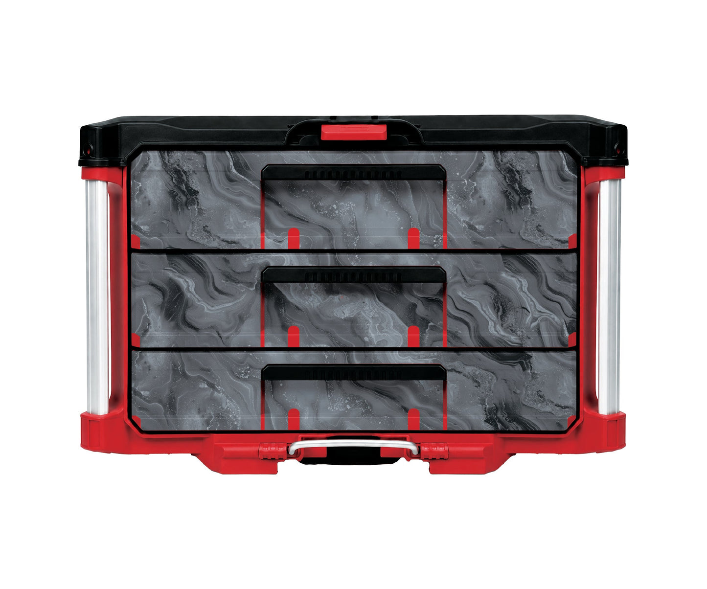 Black Marble – 3 Medium-Drawer Tool Box Wrap Kit