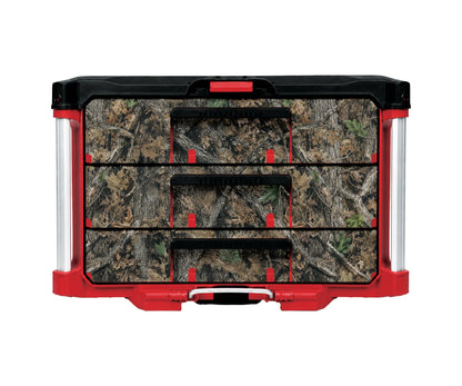 Northwoods Camo – 3 Medium-Drawer Tool Box Wrap Kit