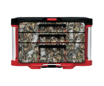 Birch Camo – 3-Drawer Tool Box - 2 Small / 1 Large Wrap Kit