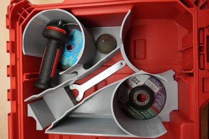 Packout Small Tool Box Insert For Milwaukee M18 FUEL Variable Speed 4 1/2" Grinder 2888 (MAG2888 TB)