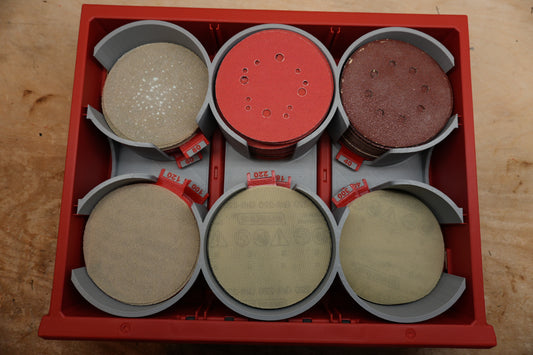 Packout 3-Drawer Insert for 5" Sanding Discs (5SDf3 D)