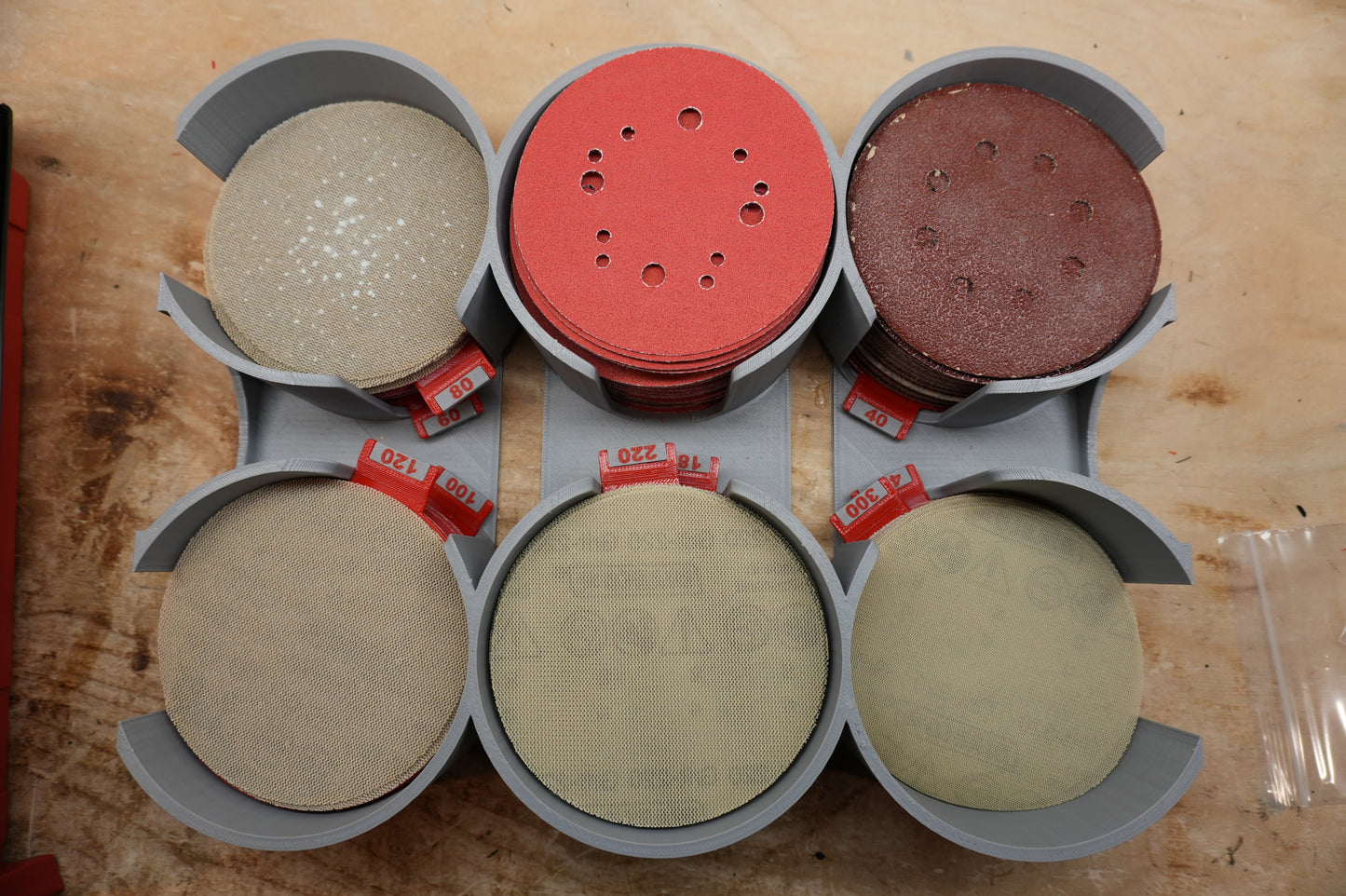 Packout 3-Drawer Insert for 5" Sanding Discs (5SDf3 D)