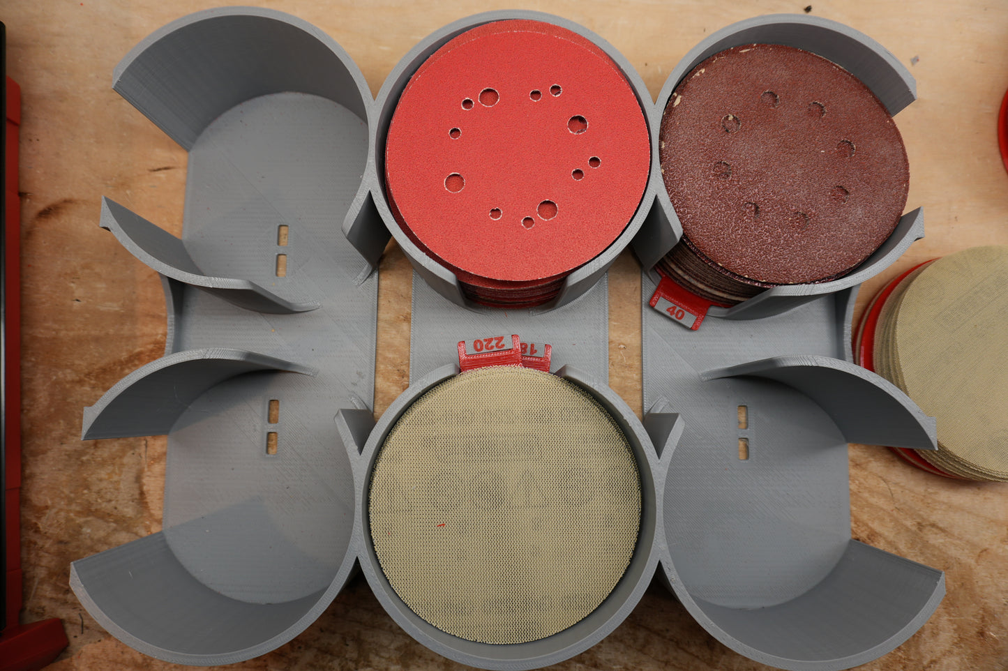 Packout 3-Drawer Insert for 5" Sanding Discs (5SDf3 D)