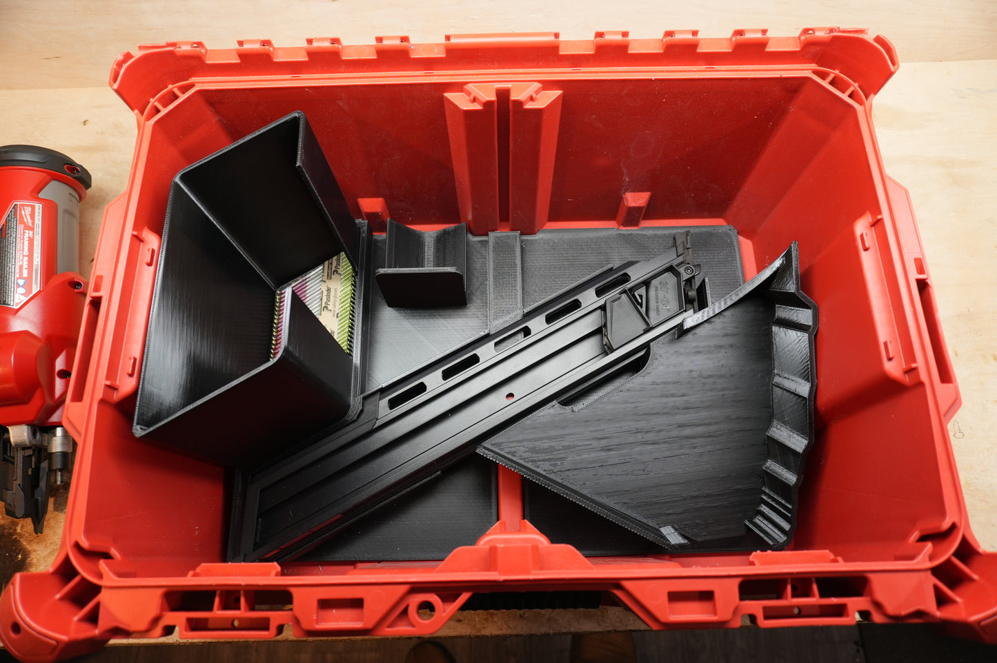 Packout Tool Box Insert for M18 30 Degree Framing Nailer and M12 Palm Nailer (MFN30)