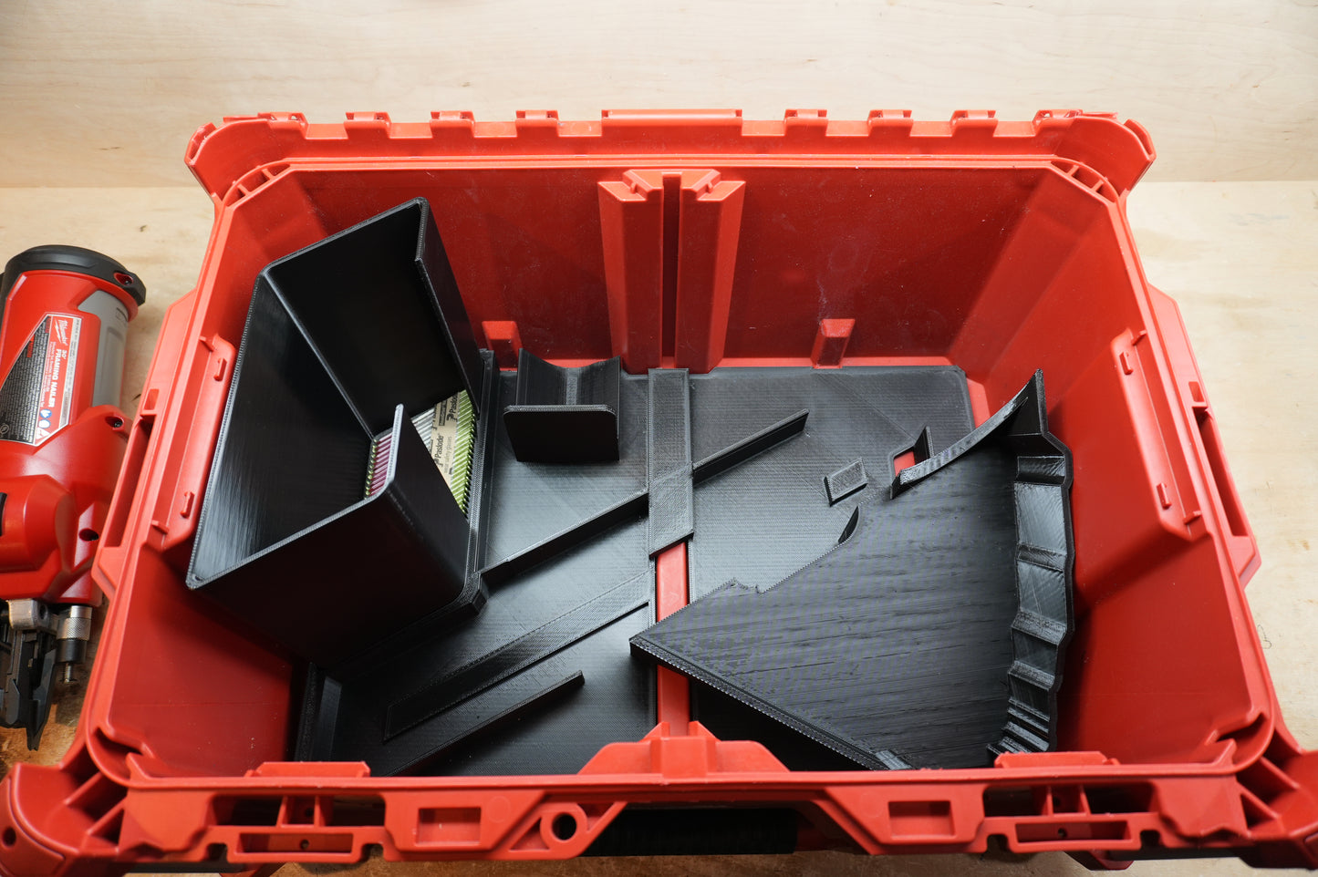 Packout Tool Box Insert for M18 30 Degree Framing Nailer and M12 Palm Nailer (MFN30)