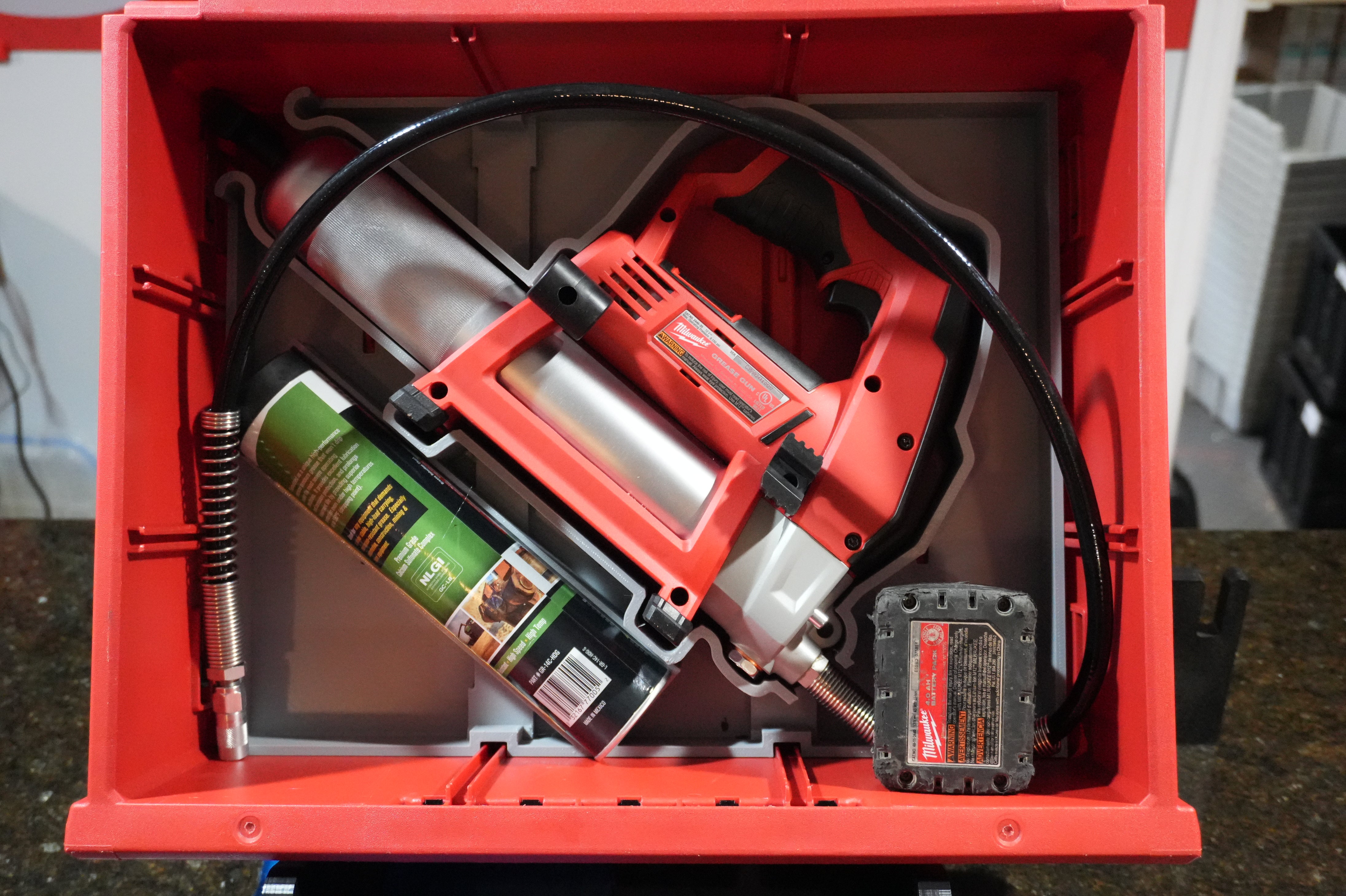 Packout Drawer Insert for M12 Grease Gun (MGG D) – 10-Spot Tools