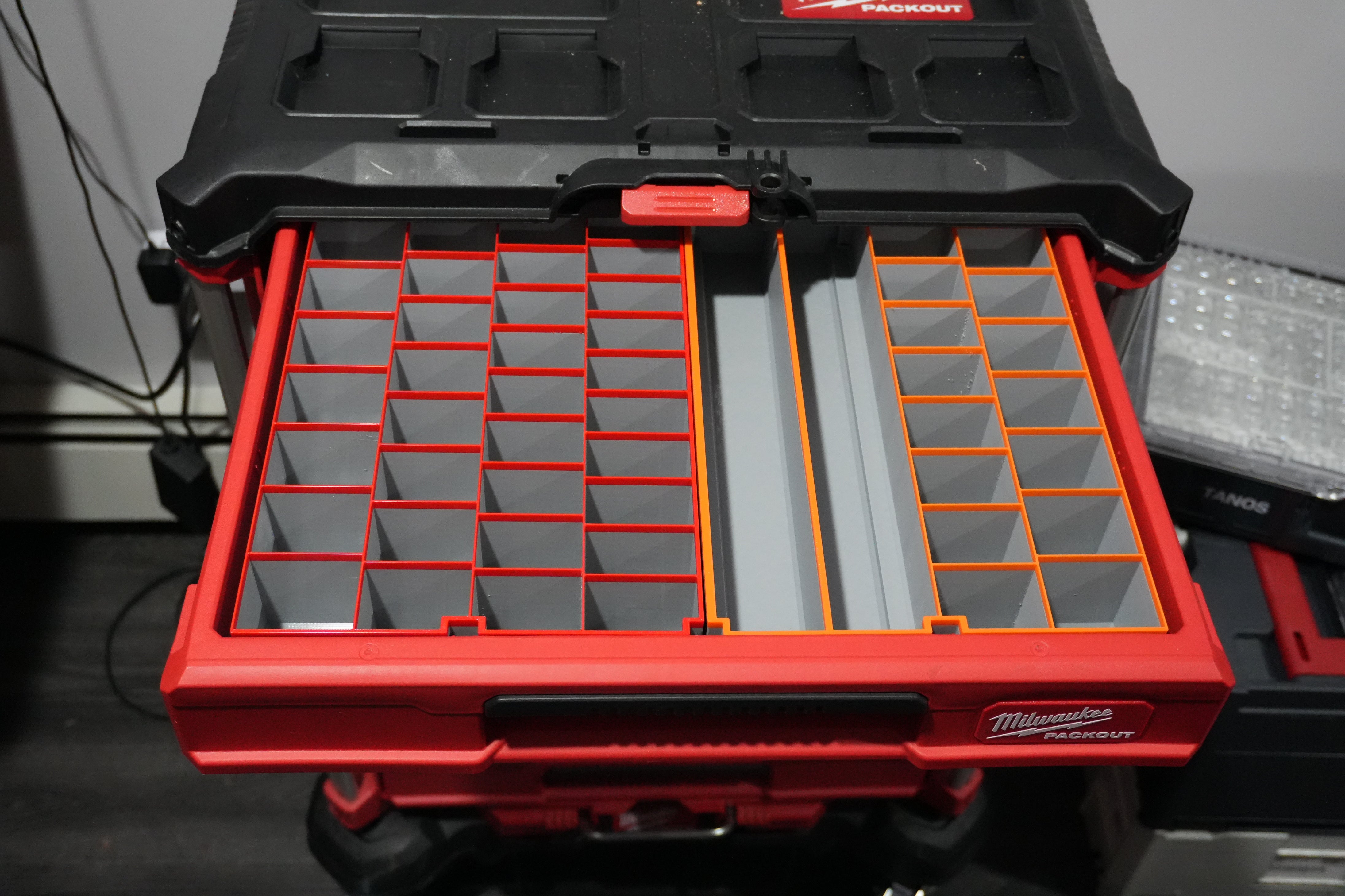 Packout Drawer Small Parts Organizers (PPO 4D) – 10-Spot Tools