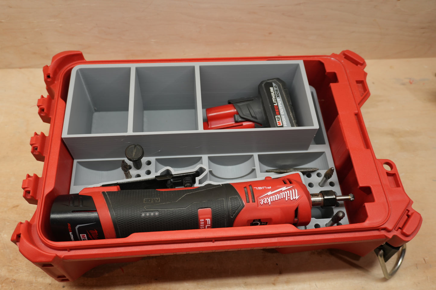 Packout Insert For M12 Straight Die Grinder (MSDG)