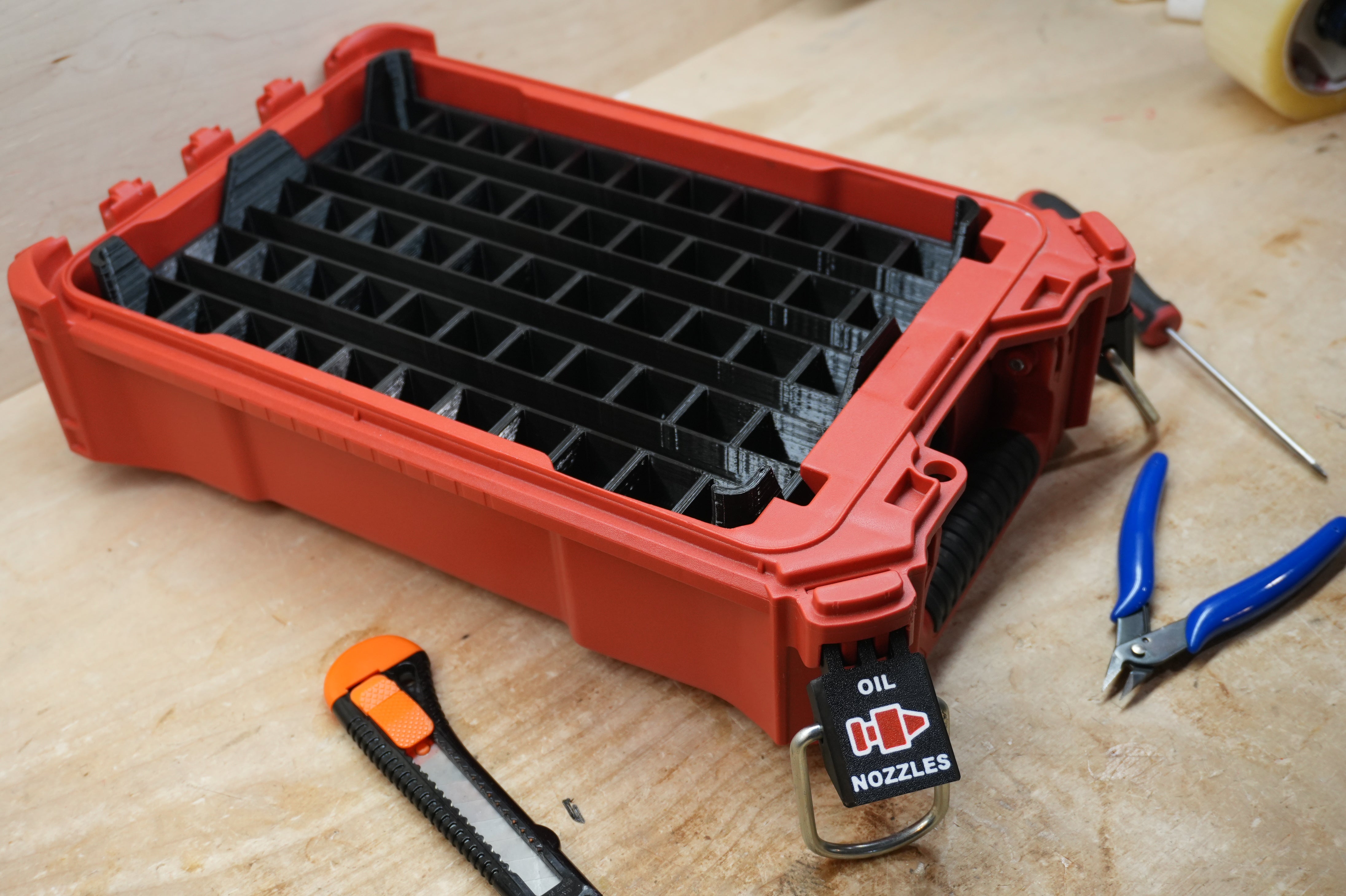 Packout Insert For Oil Nozzles (ONC) – 10-Spot Tools