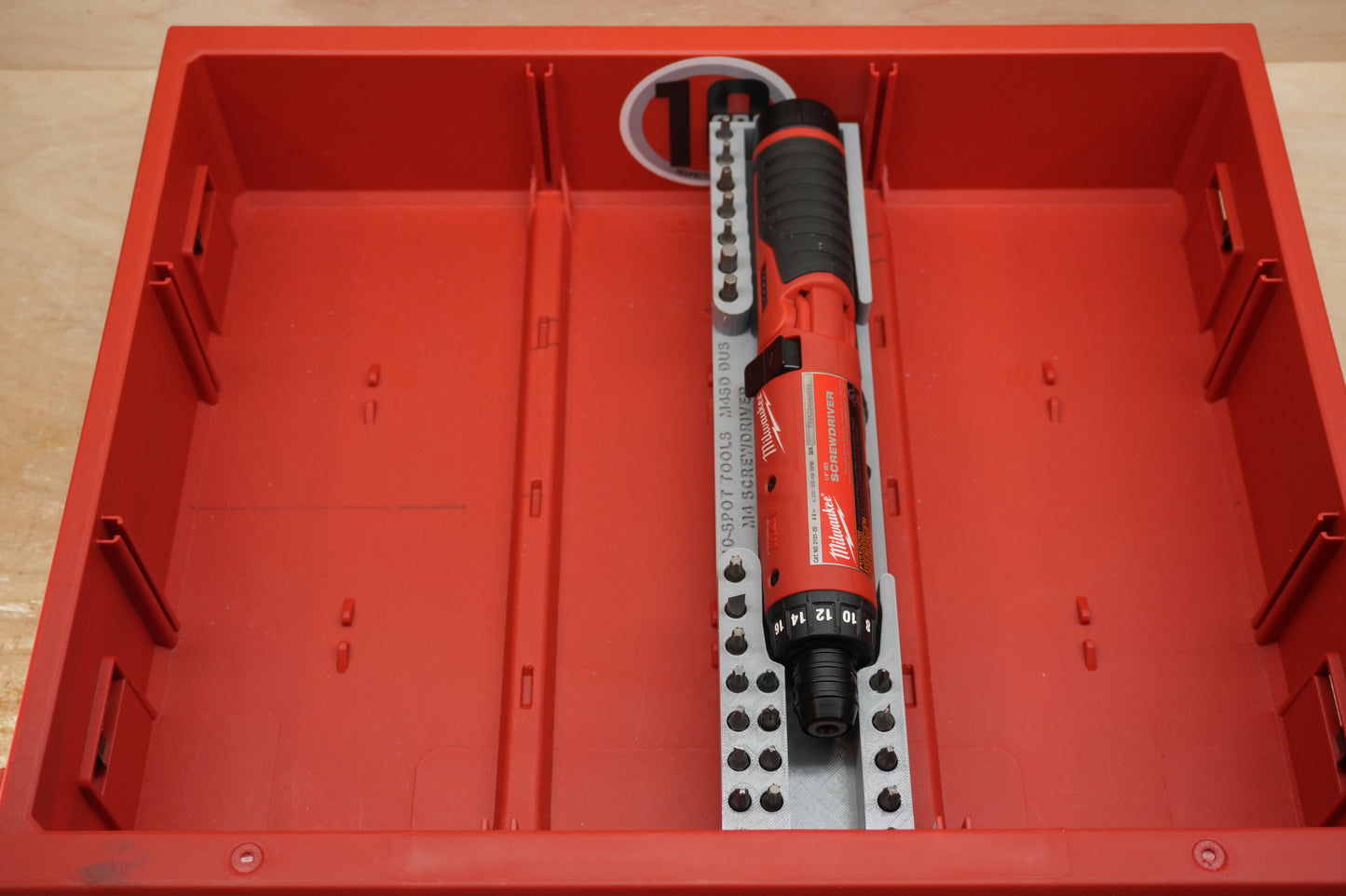 Packout Ultra Slim Drawer Inserts for M4 Screwdriver (M4SD DUS)