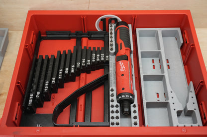 Packout Ultra Slim Drawer Inserts for M4 Screwdriver (M4SD DUS)