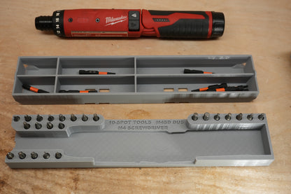 Packout Ultra Slim Drawer Inserts for M4 Screwdriver (M4SD DUS)